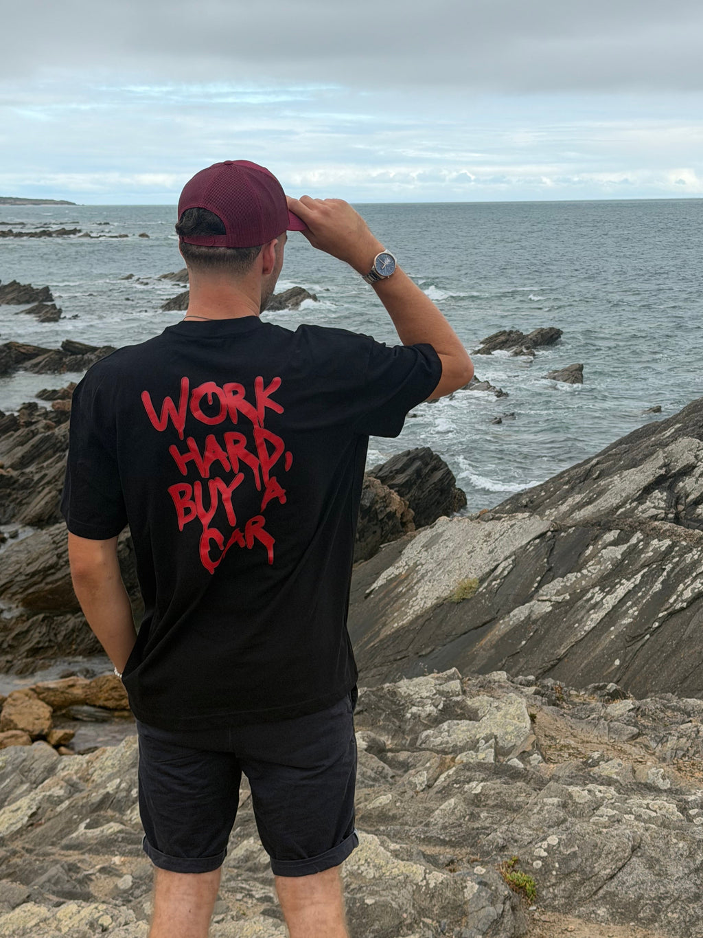 DRVN T-Shirt - Work hard buy a car