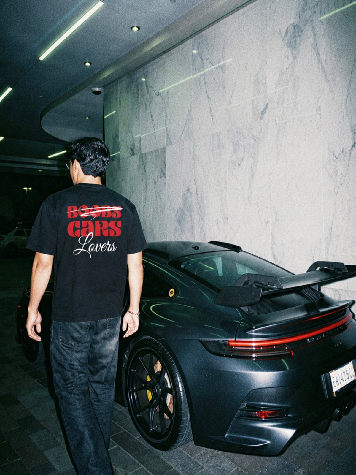 DRVN T-shirt boxy- Cars Lovers