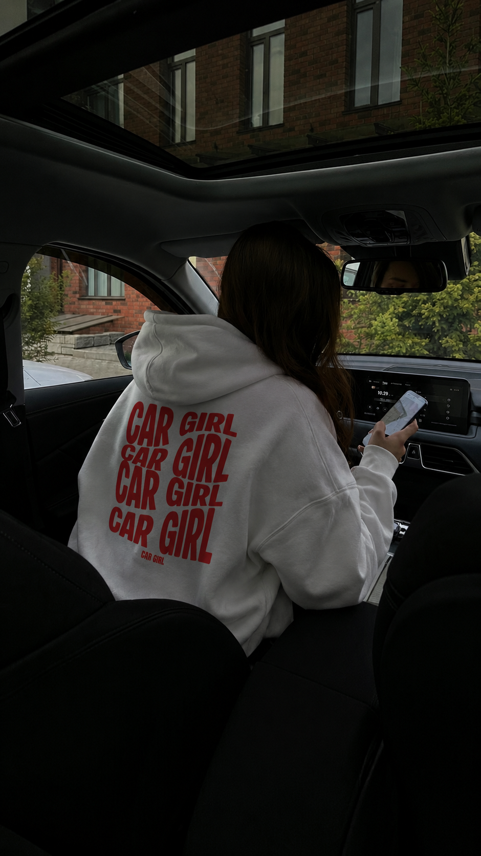 DRVN sweat à capuche - Car Girl